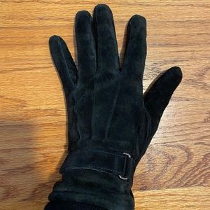 Black Suede Gloves